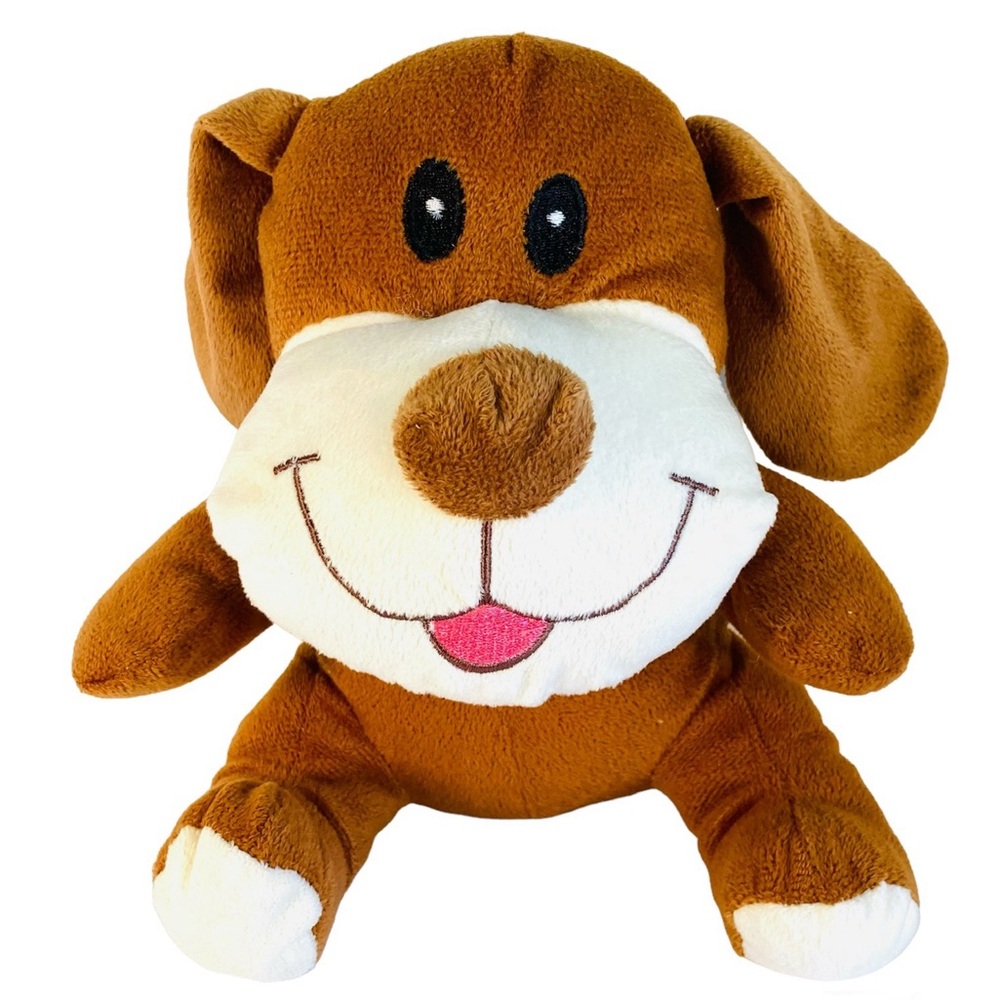 Kellytoy 8” Stuffed Animal Plush Puppy Dog Brown Cute